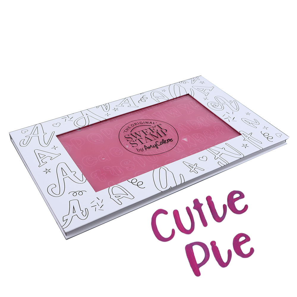 Sweet Stamps Set of Cutie Pie Upper & Lower Case Letters & Numbers