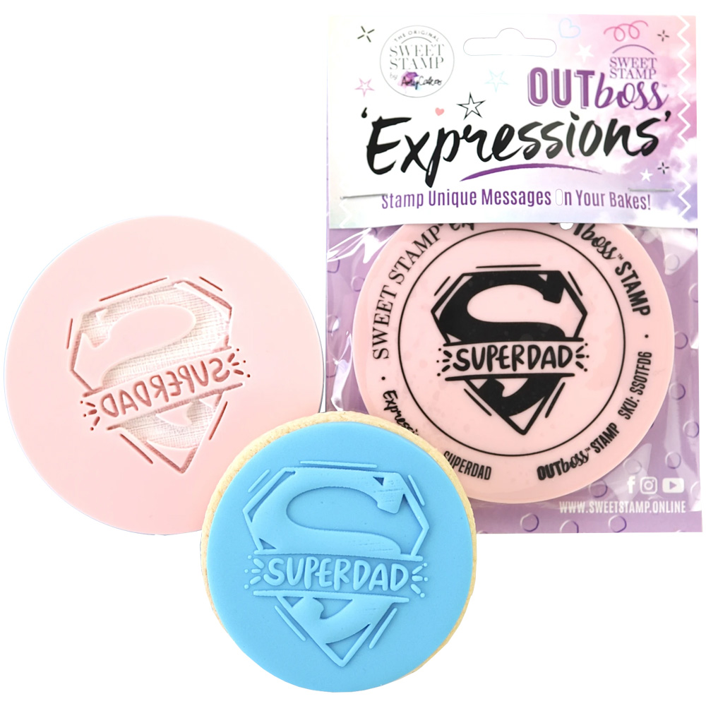 Sweet Stamps 'Superdad' Outboss Stamp