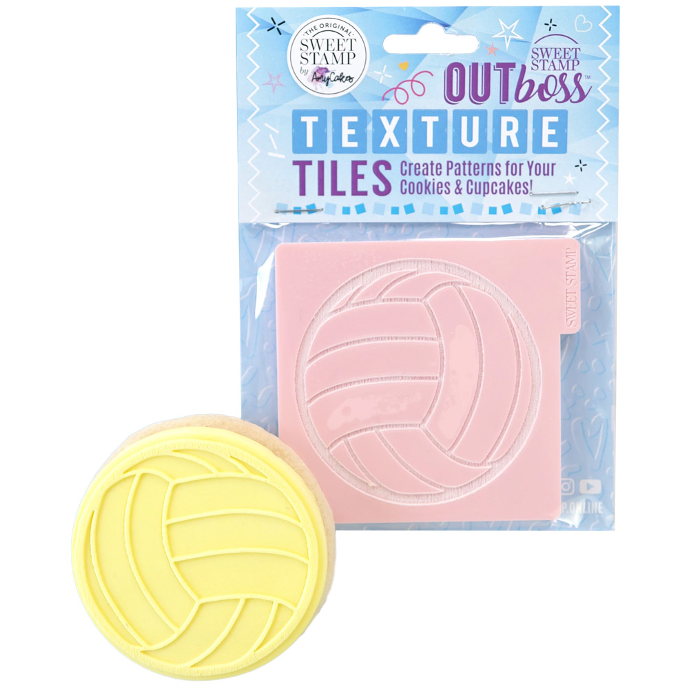 Sweet Stamps Volleyball Outboss Texture Tile