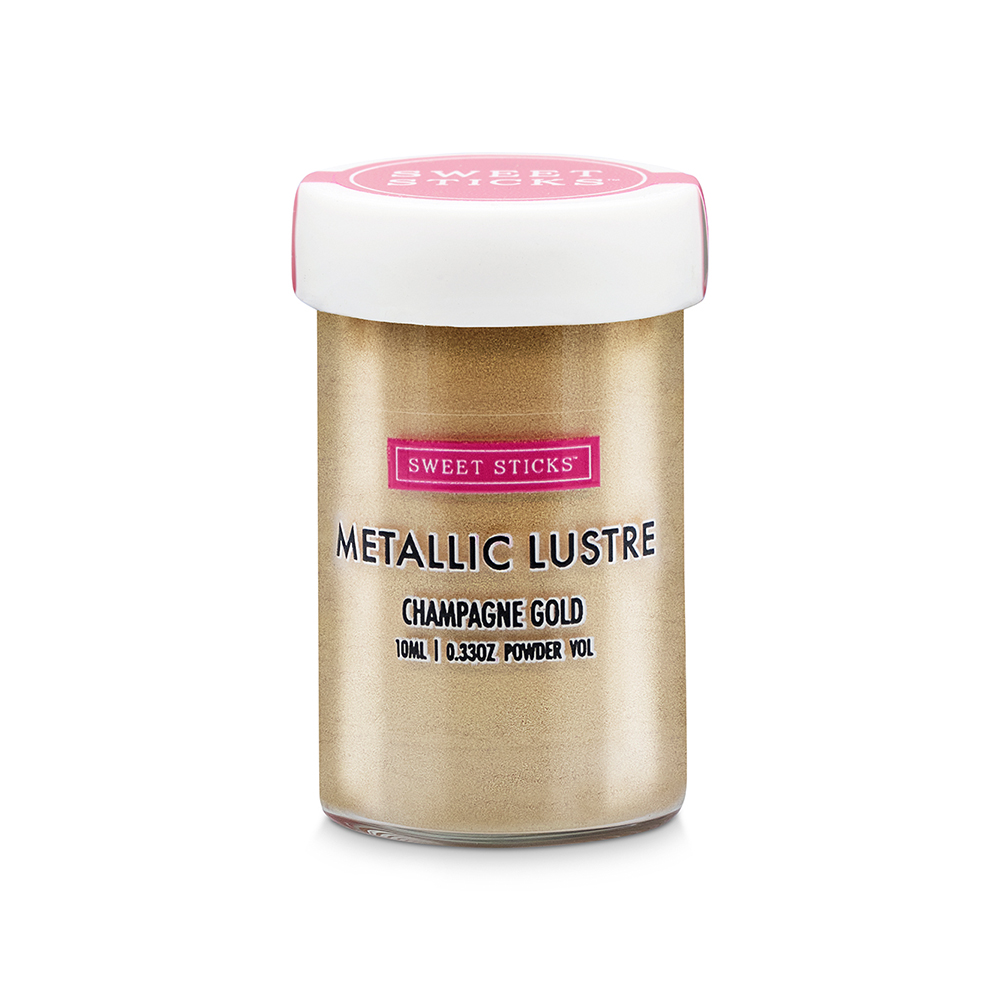 Sweet Sticks Champagne Gold Metallic Luster Dust, 4 gr. 