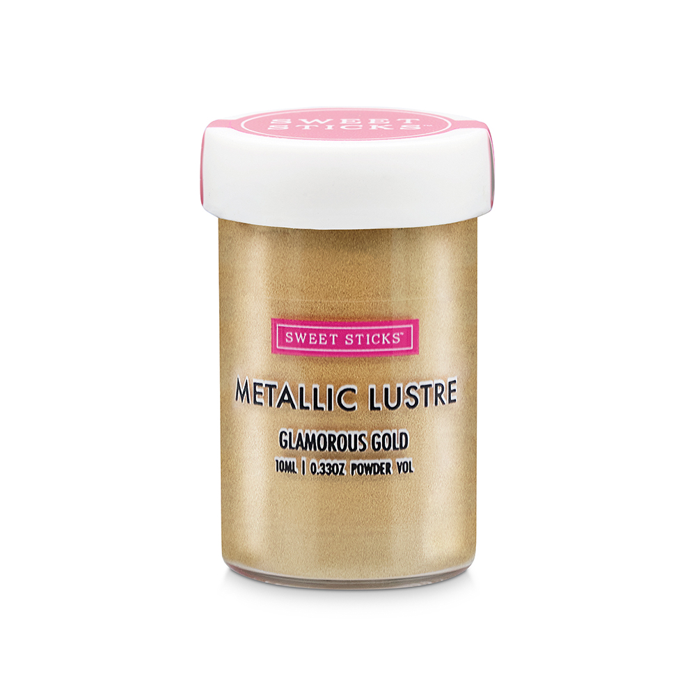 Sweet Sticks Glamorous Gold Metallic Luster Dust, 10 ml.