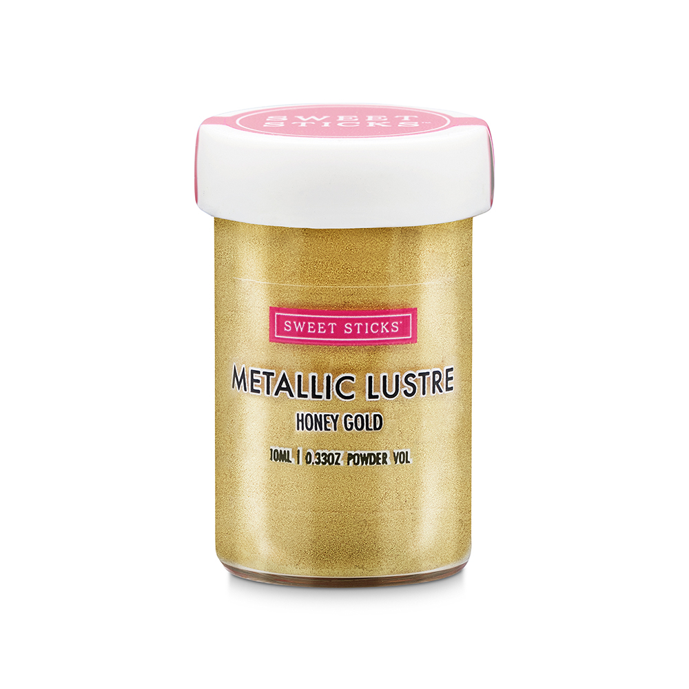 Sweet Sticks Honey Gold Metallic Luster Dust, 10 ml.