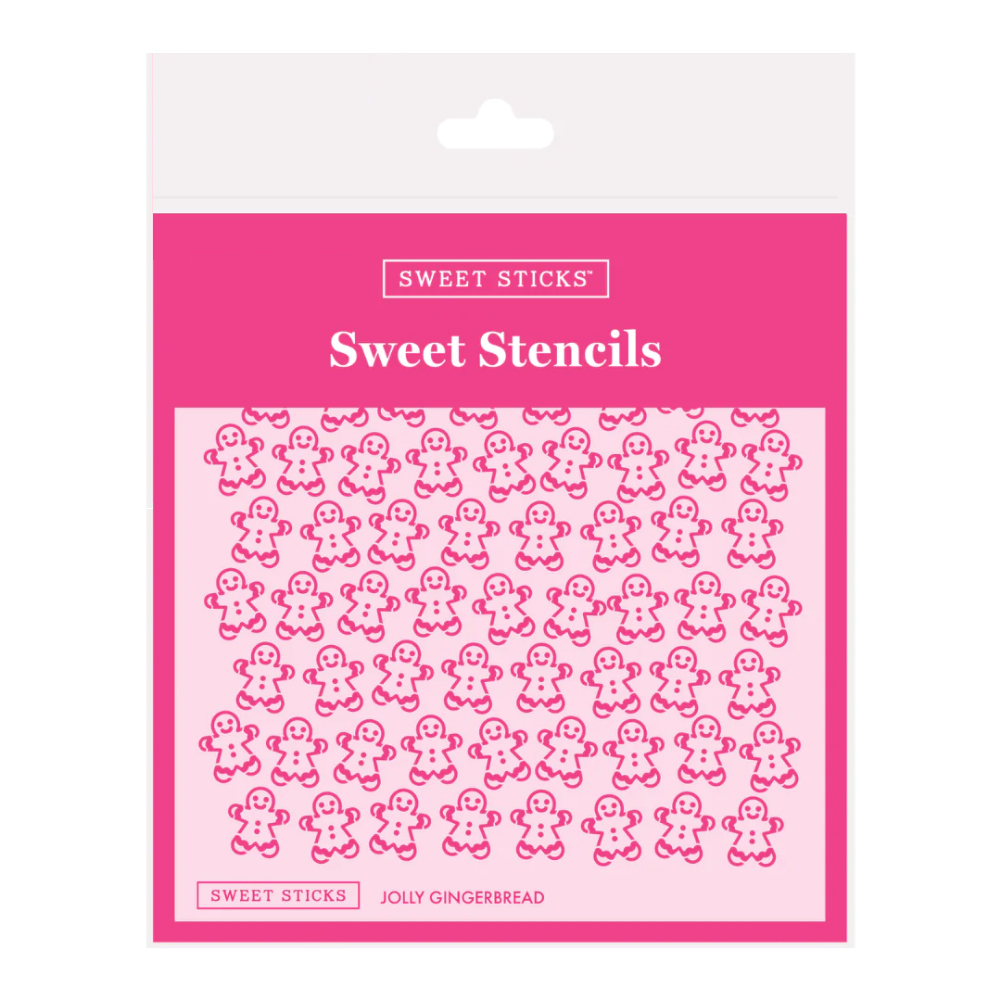 Sweet Sticks 'Jolly Gingerbread' Stencil