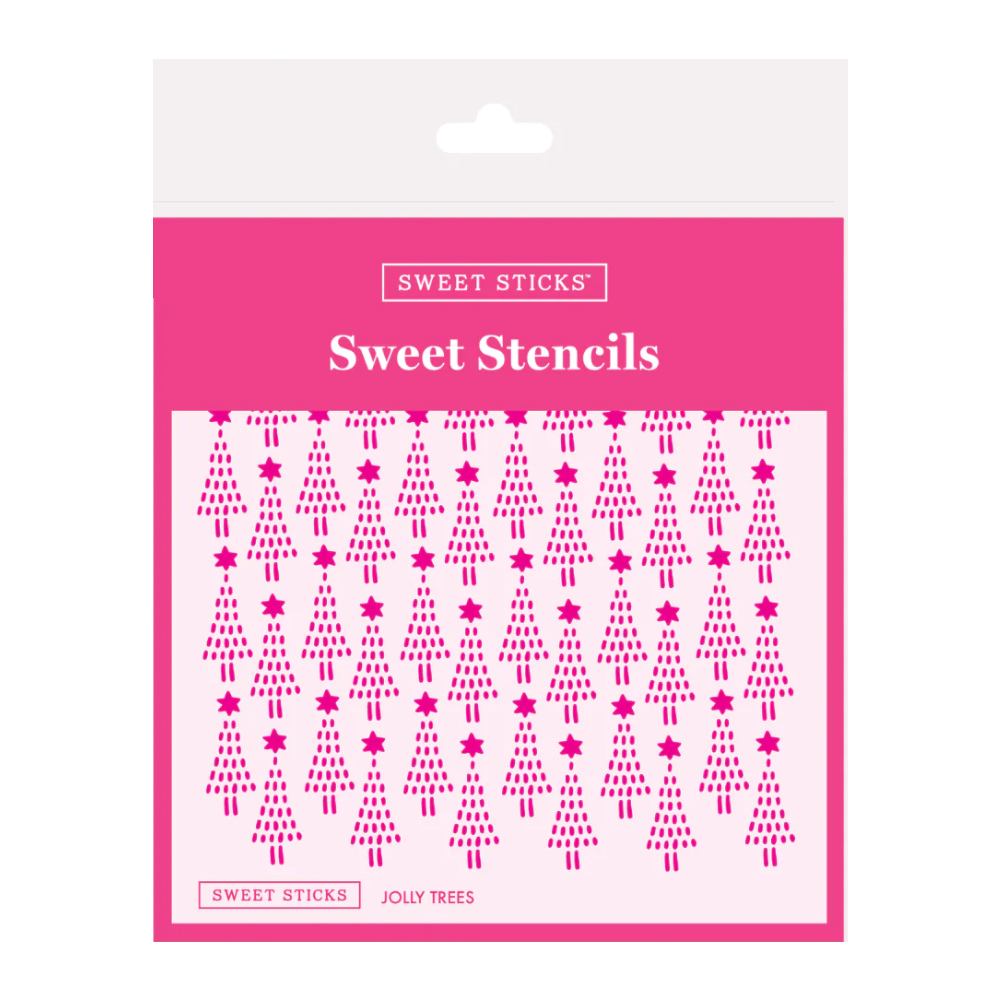 Sweet Sticks 'Jolly Trees' Stencil