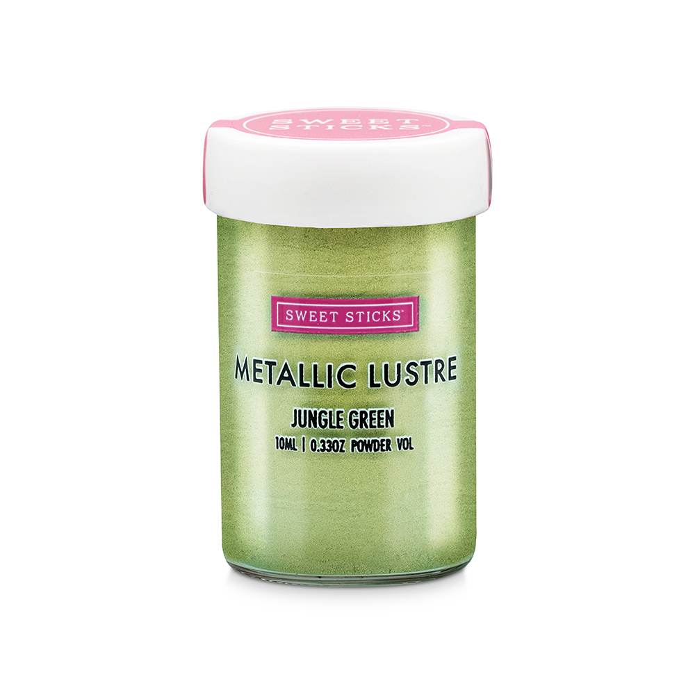 Sweet Sticks Jungle Green Metallic Luster Dust, 10 ml.