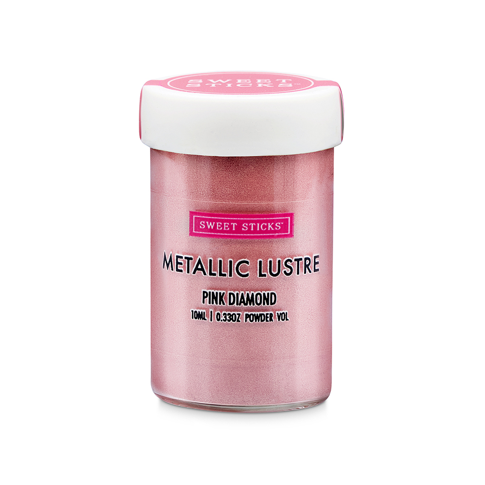 Sweet Sticks Pink Diamond Metallic Luster Dust, 10 ml.