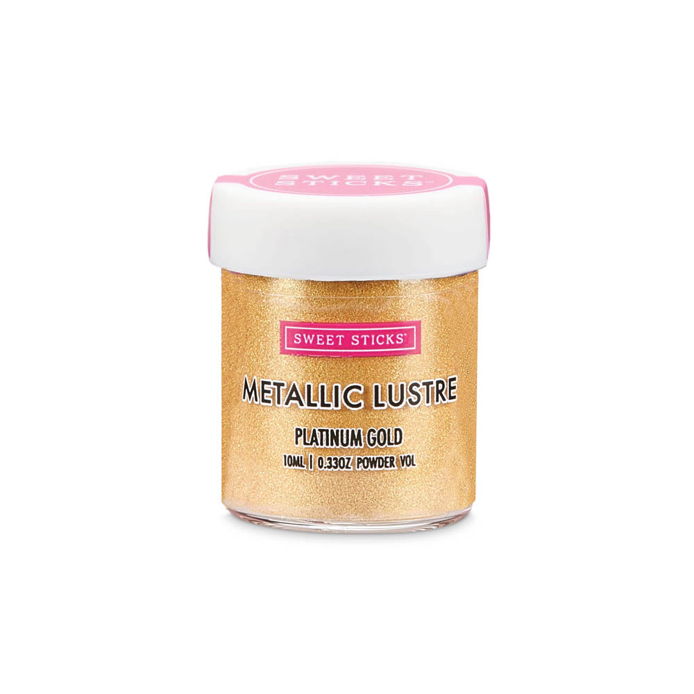 Sweet Sticks Platinum Gold Metallic Luster Dust, gr