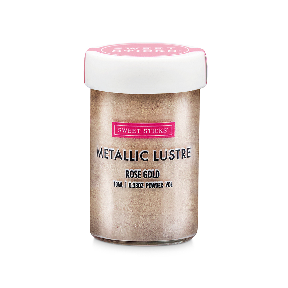 Sweet Sticks Rose Gold Metallic Luster Dust, 10 ml.