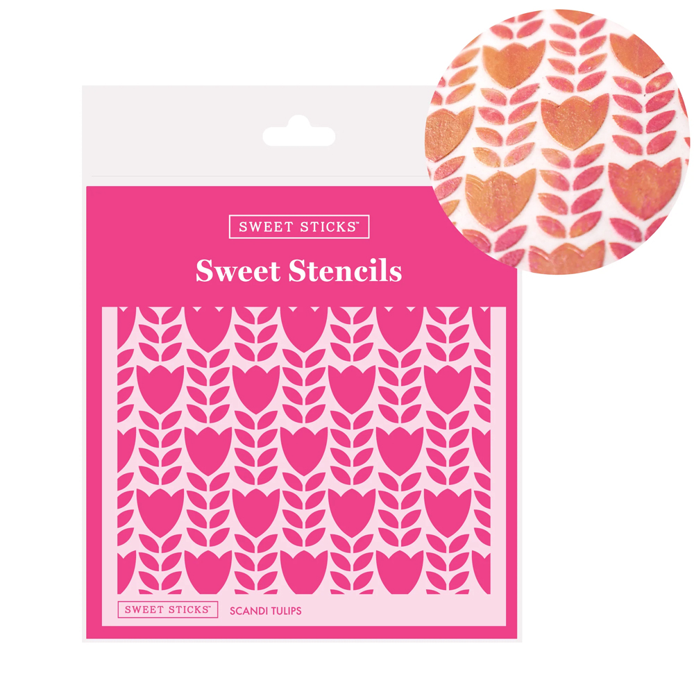 Sweet Sticks 'Scandi Tulips' Stencil