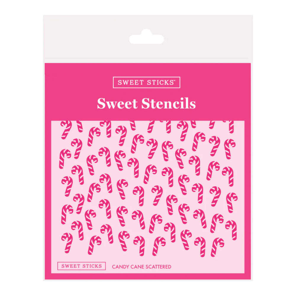 Sweet Sticks 'Scattered Candy Cane' Stencil
