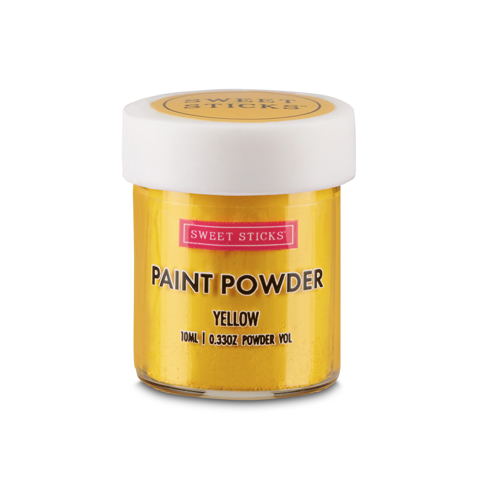 Sweet Sticks Yellow Paint Powder