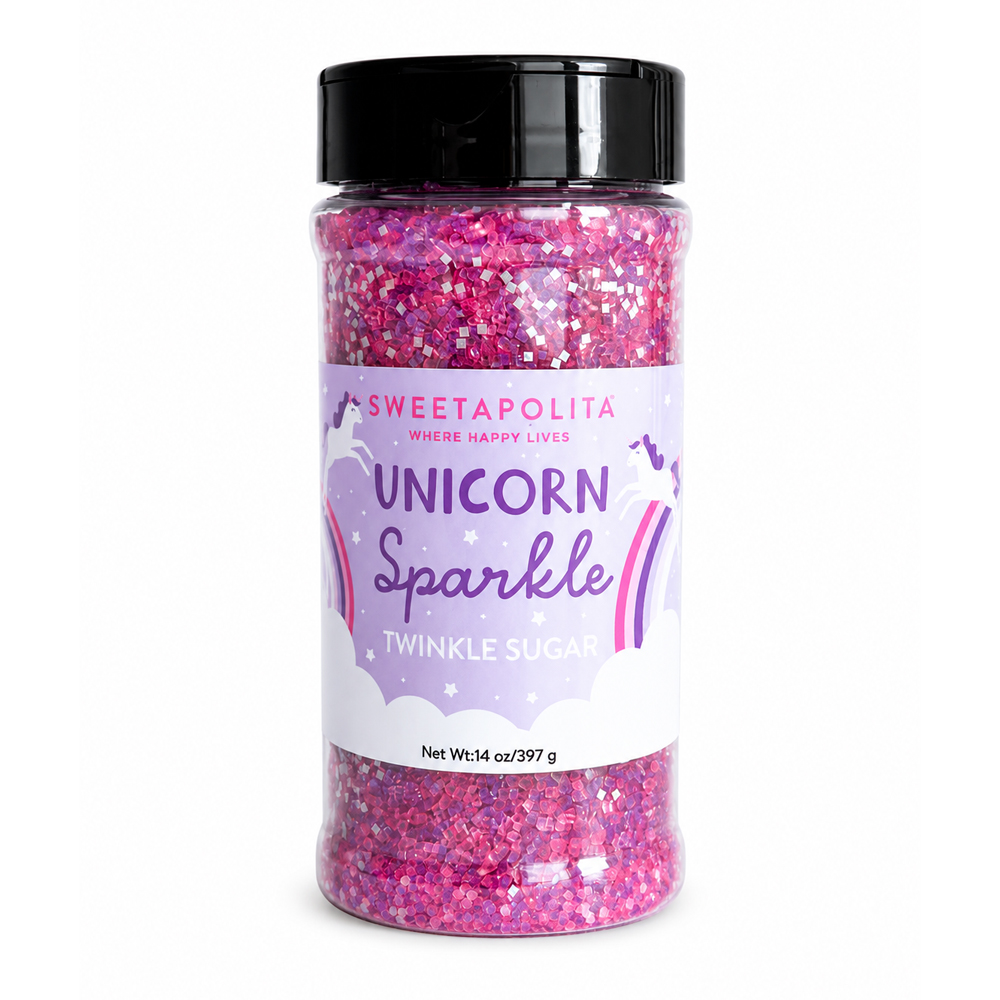 Sweetapolita Unicorn Sparkle Twinkle Sugar, 14 oz.