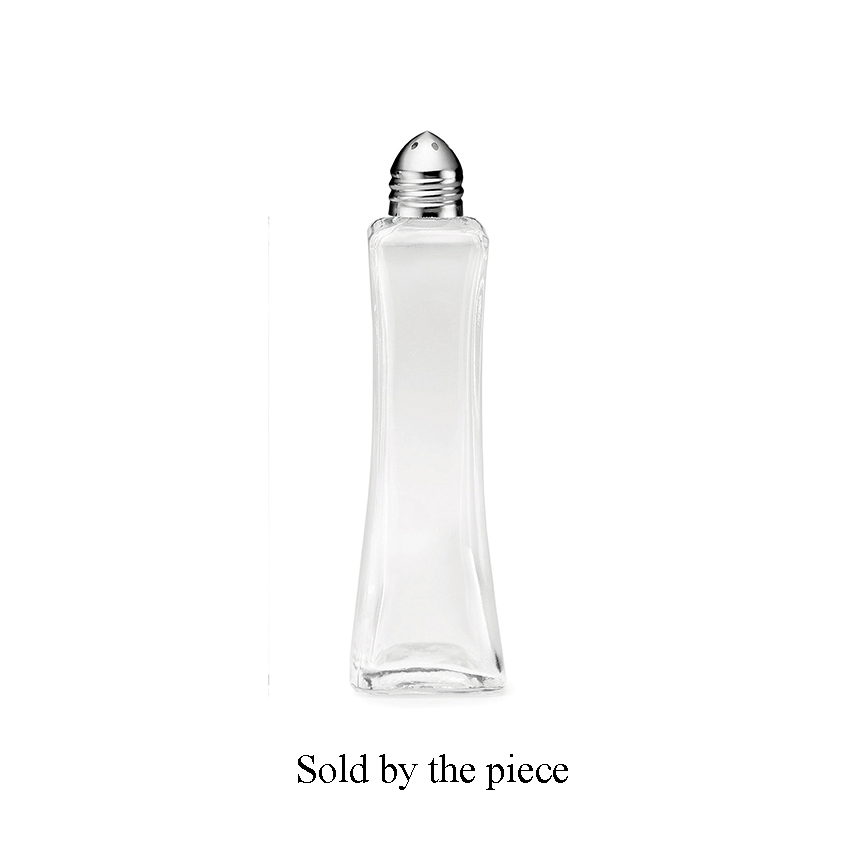Tablecraft Metro Salt & Pepper Shaker with Chrome Plated Top - Item 81