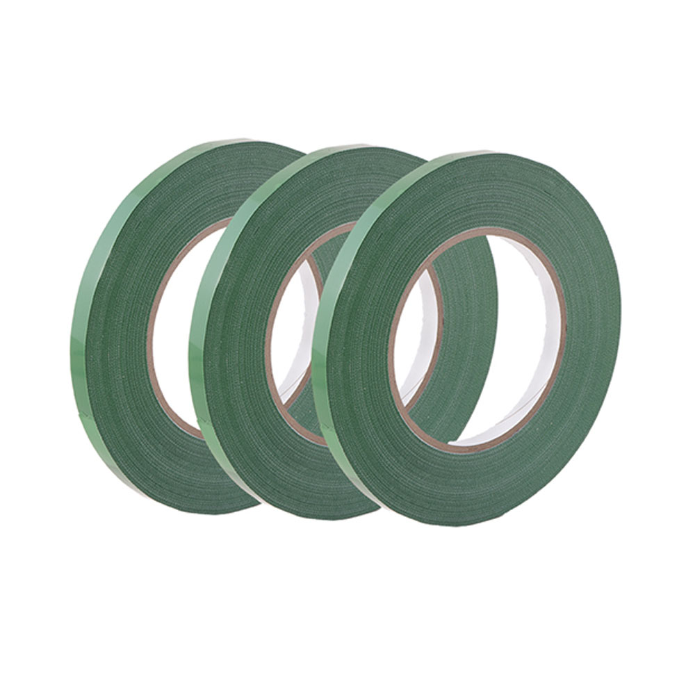 Tape for Poly Bag Sealer, Green, 3/8 Inch x 180 Yards - Pack of 3 Rolls