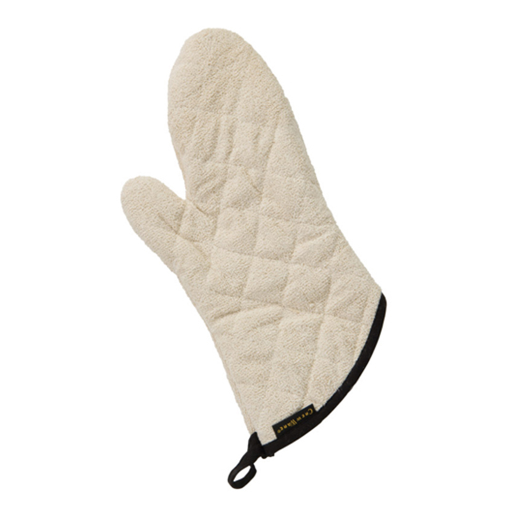 Terry Oven Mitt 17", 1 Pair - Natural Color
