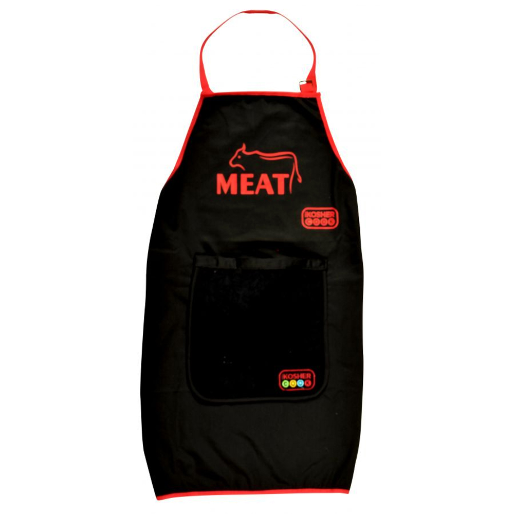 The Kosher Cook Black Apron - Meat