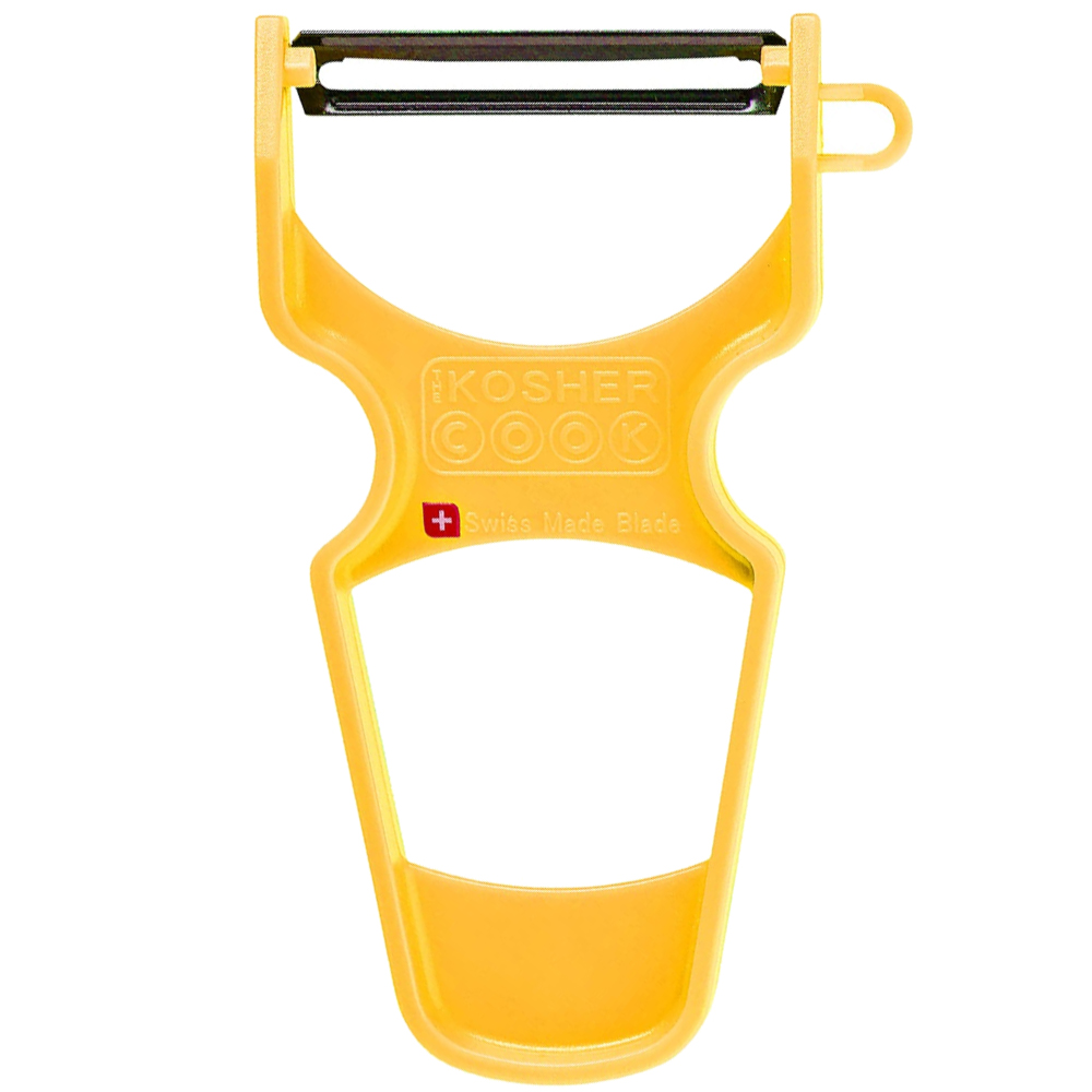 The Kosher Cook Vegetable Peeler, Yellow Plastic Handle