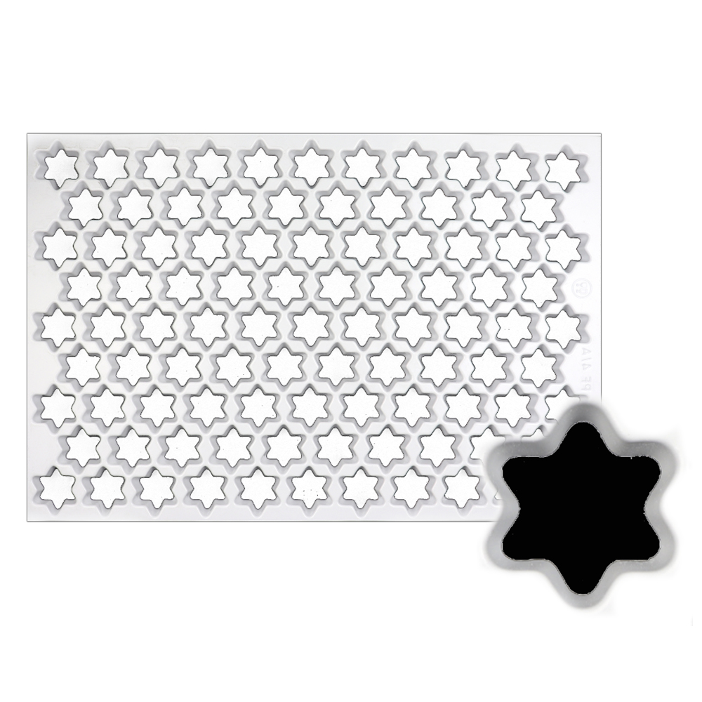 Production Cookie Cutting Sheet, Star 1-3/8"