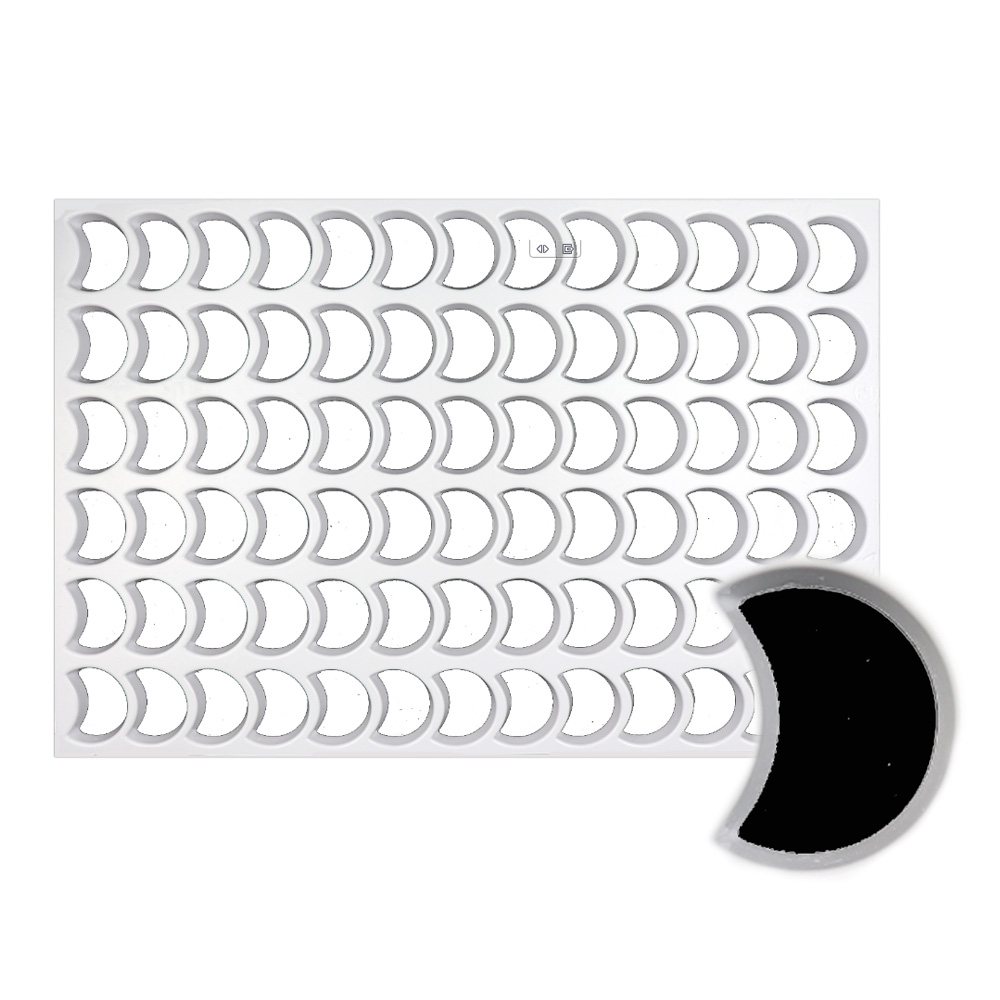 Production Cookie Cutting Sheet, Crescent 1-7/8" 
