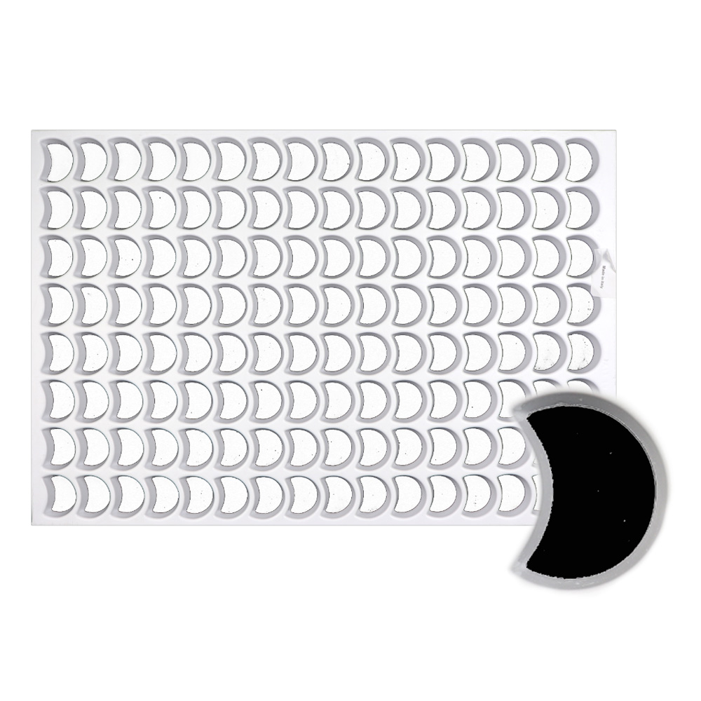 Production Cookie Cutting Sheet, Crescent 1-3/8"