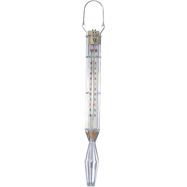 Thermohauser Thermometer Metal Cage Candy/Sugar Thermometer (Measures in Celsius Only)