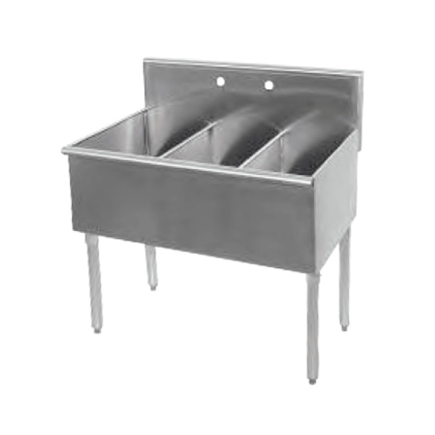 Three Compartment Commercial Sink Not NSF