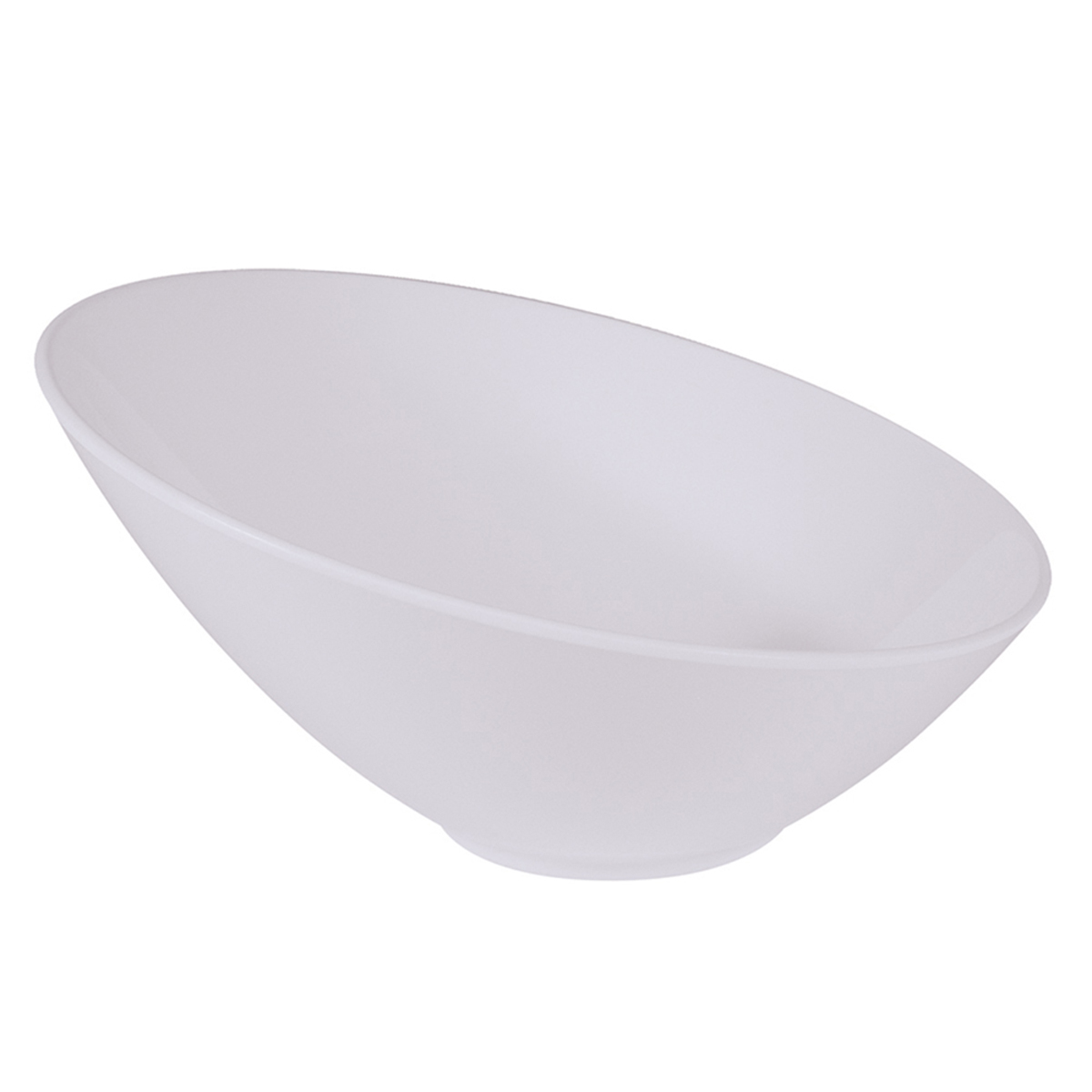 Thunder Group 35 oz. White Melamine Bowl CR807W