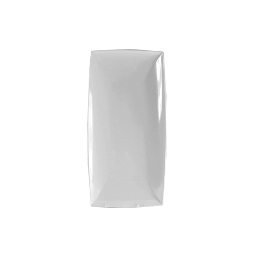 Thunder Group Rectangular Melamine Platter 16-1/8" x 8" x 1-1/8" High - White