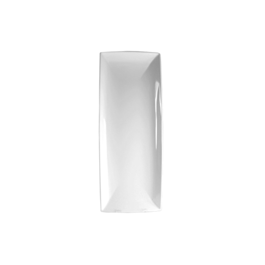 Thunder Group Rectangular Melamine Platter 20" x 8" x 1-3/8" High - White