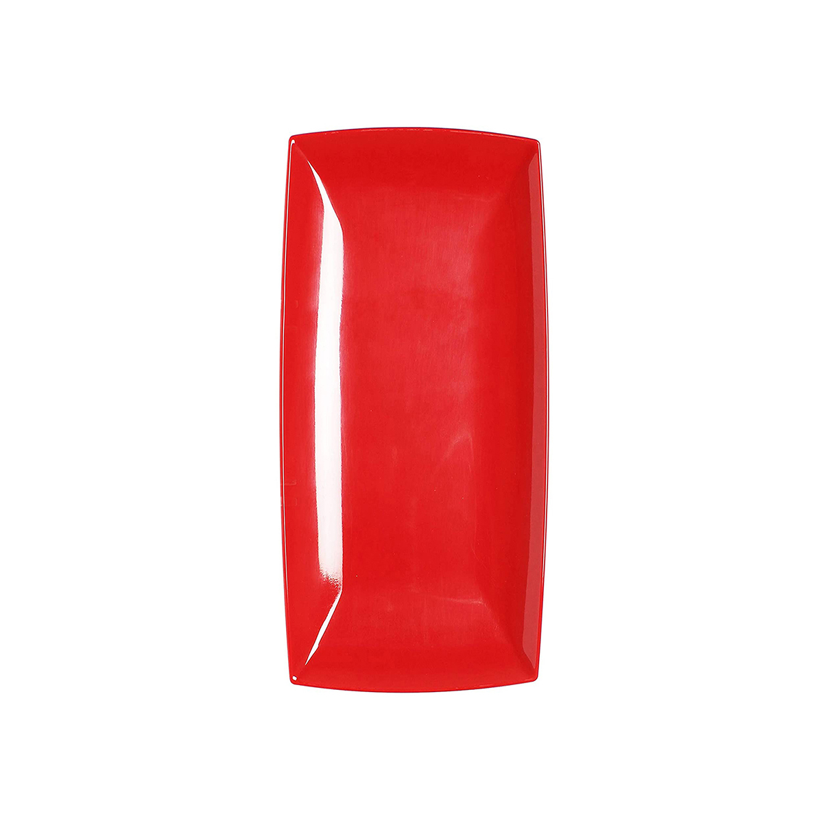 Thunder Group Rectangular Melamine Platter 13" x 6-1/2" x 1" High - Red