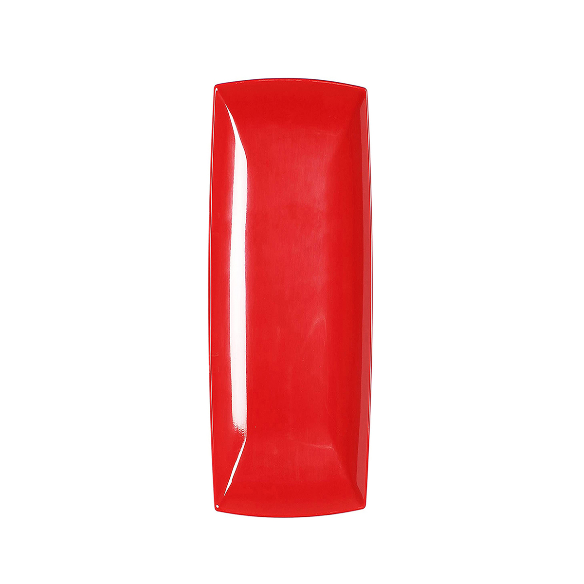Thunder Group Rectangular Melamine Platter 20" x 8" x 1-3/8" High - Red