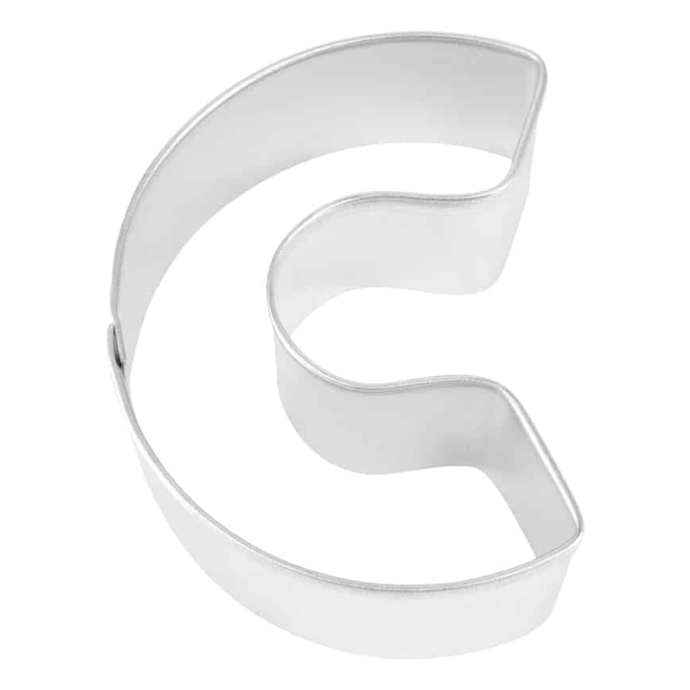 Letter 'C' Cookie Cutter, 2-3/4" x 3"