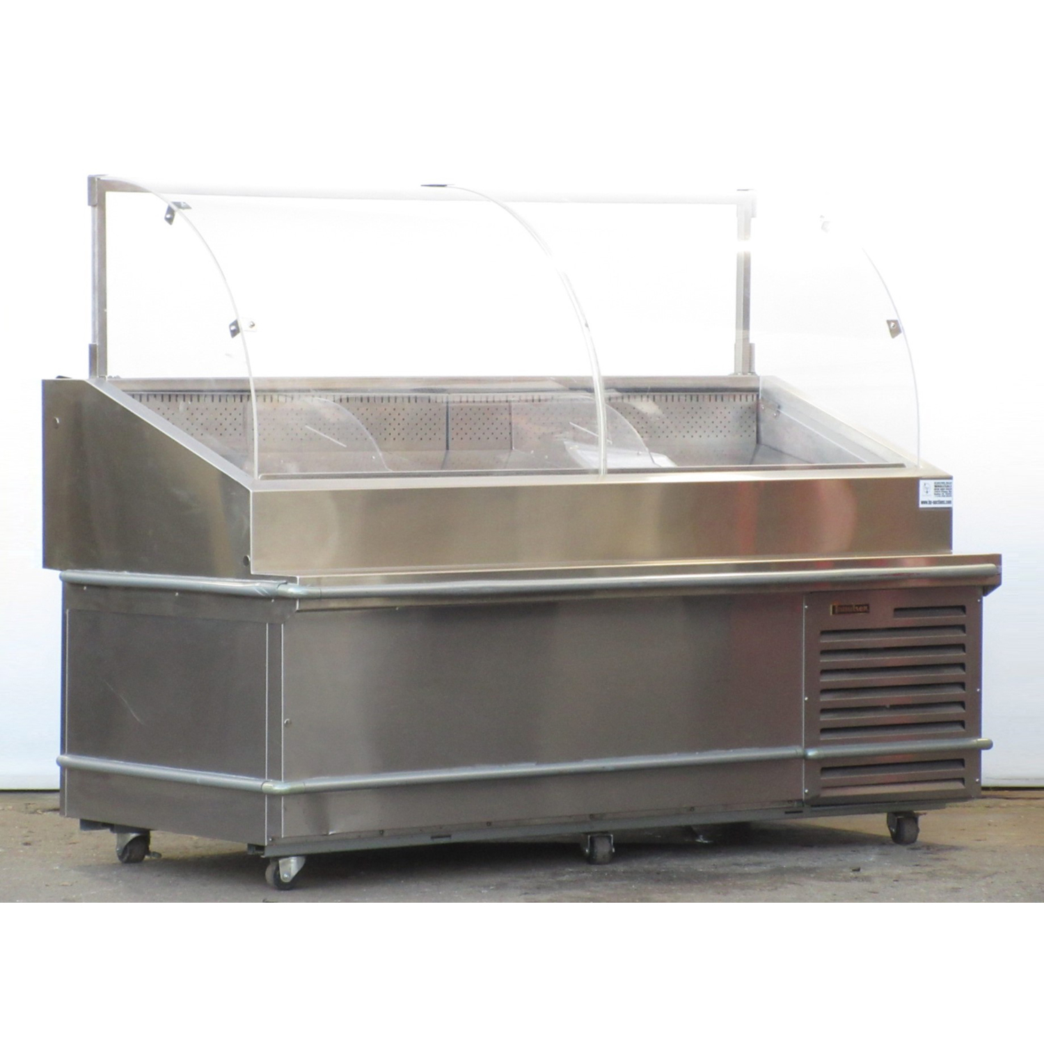 Traulsen TD078HT Seafood/Fish Display Case 78" Wide, Used Excellent Condition