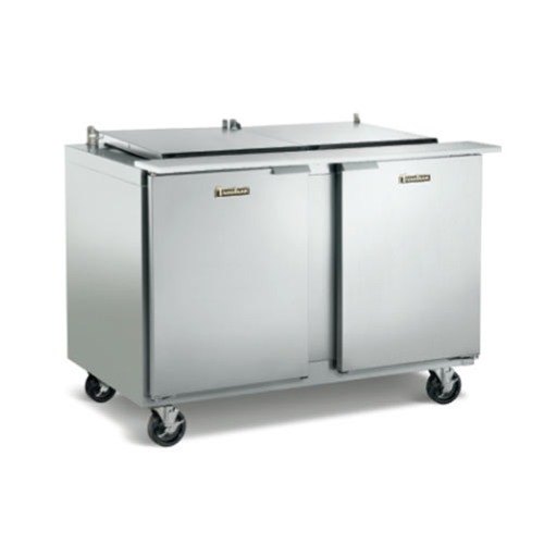Traulsen UPT7224-RR 72" 24 Pan Sandwich / Salad Prep Table with Right / Right Hinged Doors
