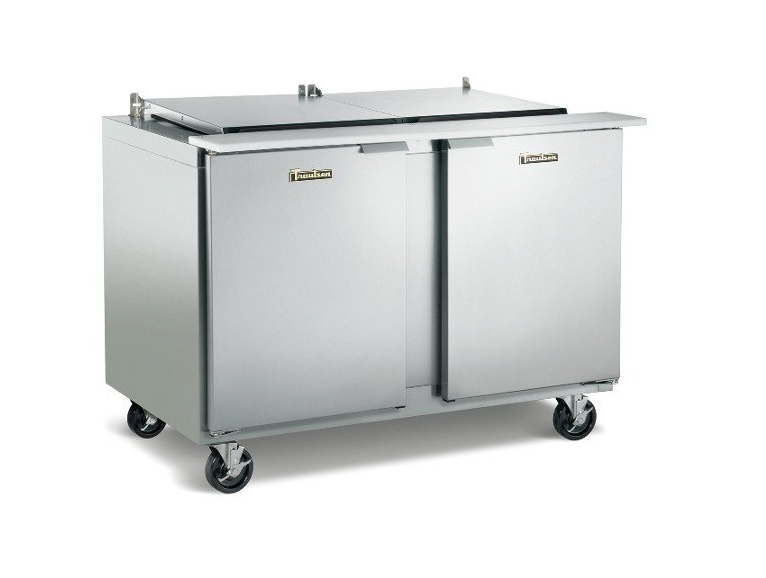 Traulsen UST7212-RR 72" 12 Pan Sandwich / Salad Prep Table with Right / Right Hinged Doors