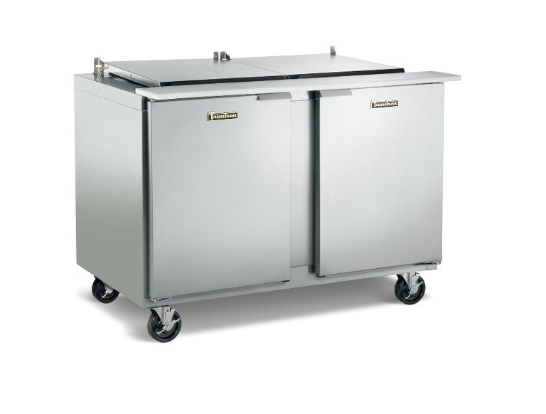 Traulsen UST7218-RR 72" 18 Pan Sandwich / Salad Prep Table with Right / Right Hinged Doors