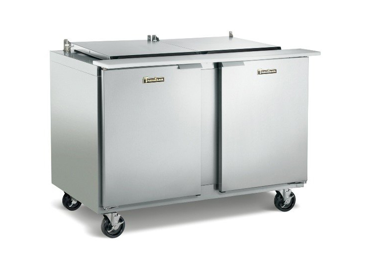 Traulsen UST7224-RR 72" 24 Pan Sandwich / Salad Prep Table with Right / Right Hinged Doors