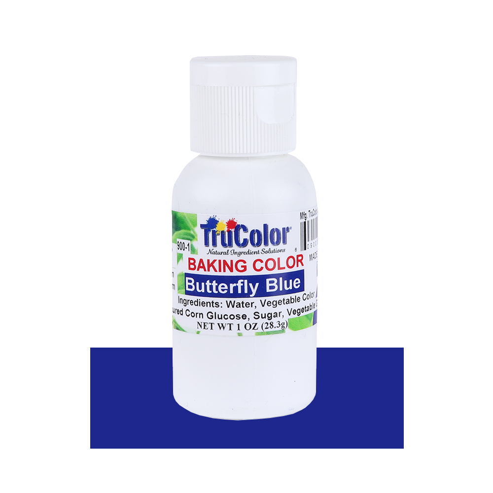 TruColor Butterfly Blue Natural Baking Color, 1 oz.