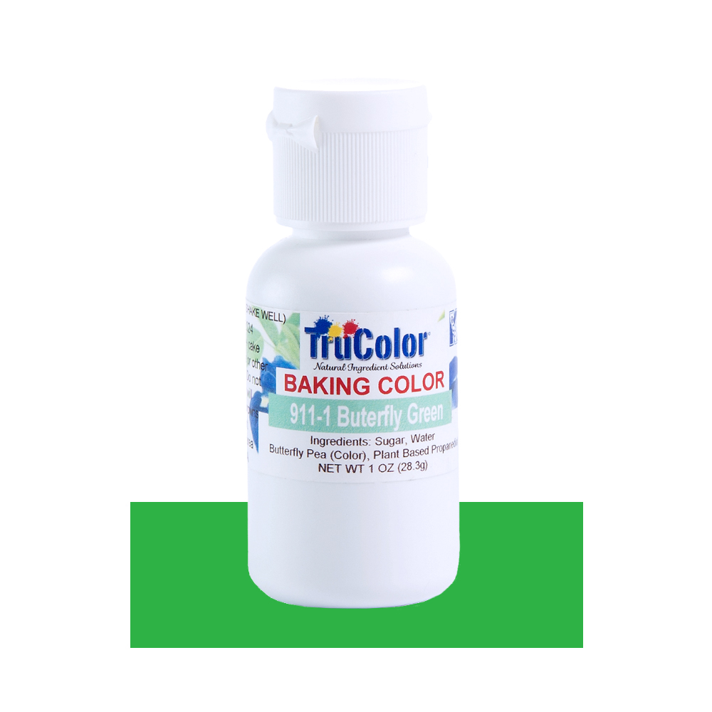 TruColor Butterfly Green Natural Baking Color, 1 oz.