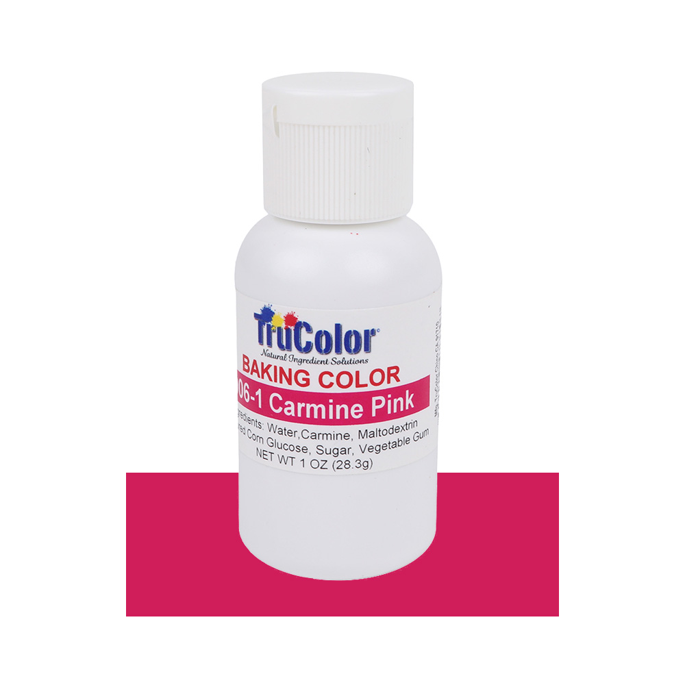 TruColor Carmine Pink Natural Baking Color, 1 oz.