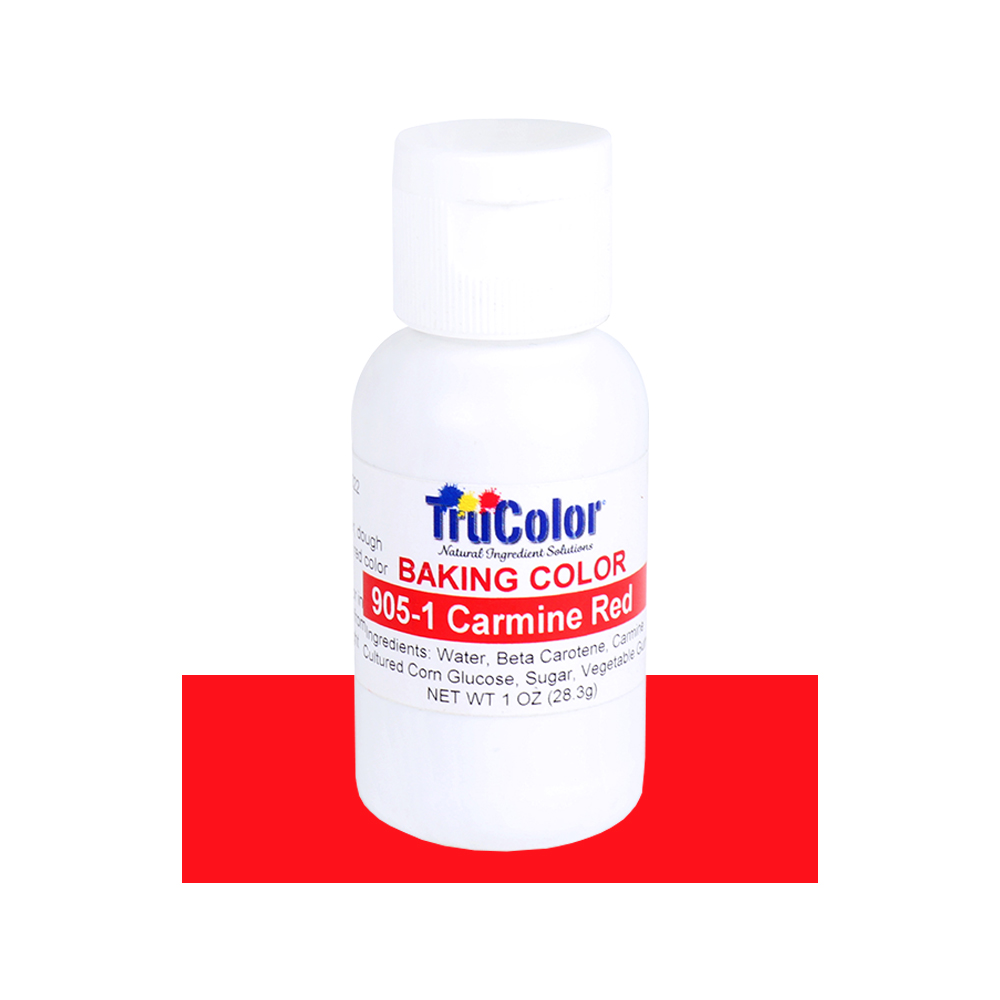 TruColor Natural Carmine Red Baking Color, 1 oz.