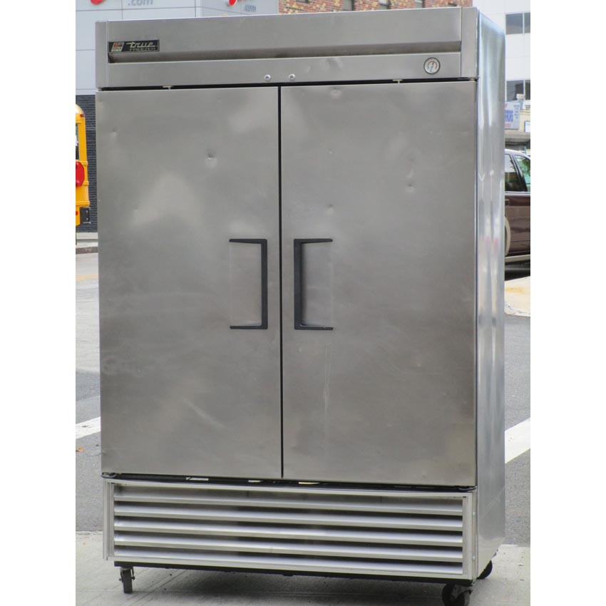 True T-49F 54" Two Section Solid Door Freezer - 42.1 cu. ft., Great Condition