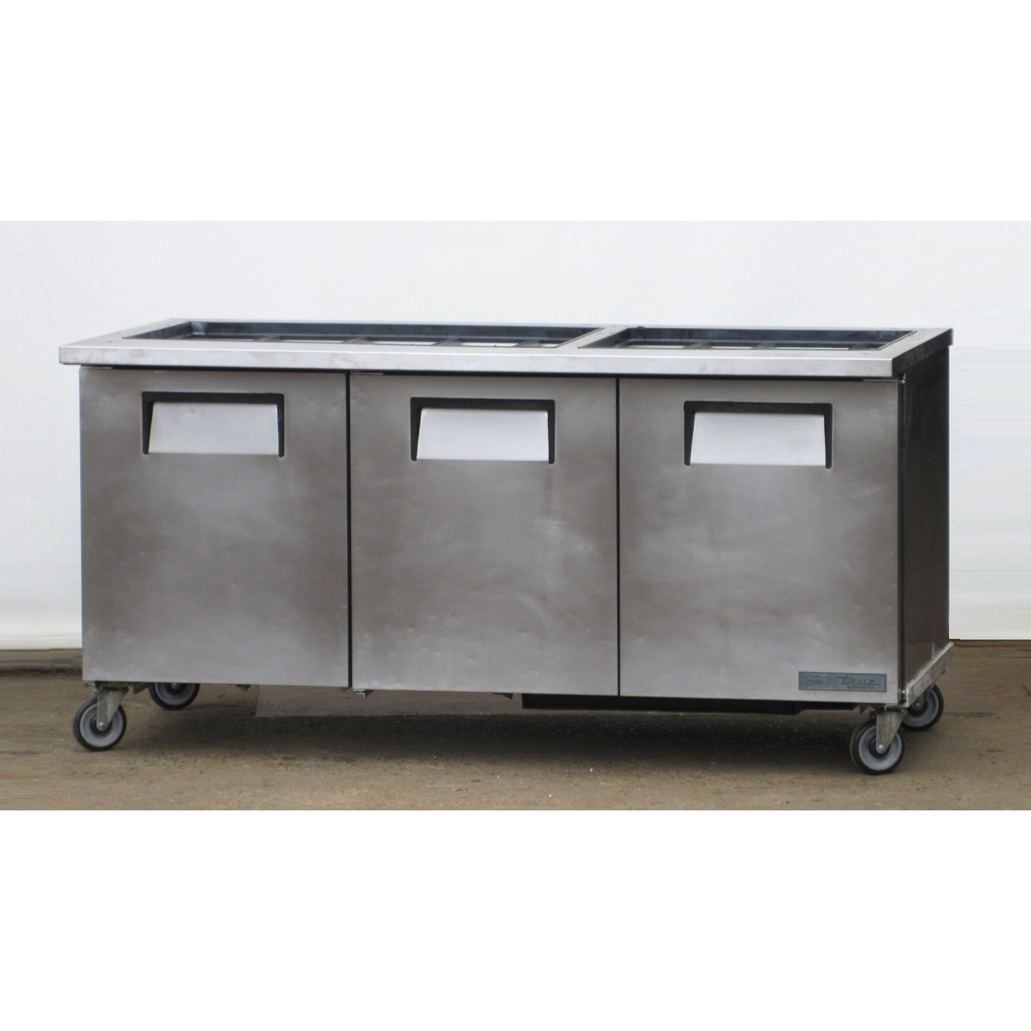 True TSSU-72-30M-B-ST-HC Refrigerated Sandwich Prep Table, Used Excellent Condition