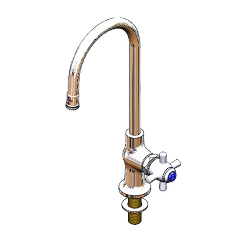 T&S Brass B-0750 Deck Mount Self-Closing Pantry Faucet 