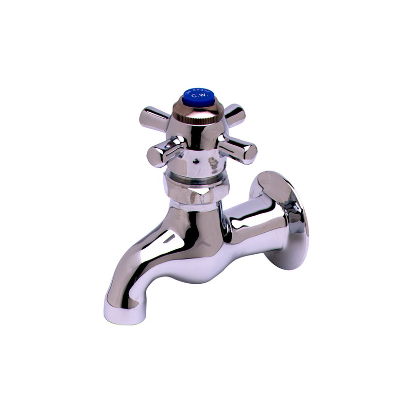 T&S Single Sink Sill Faucet, Self-Closing