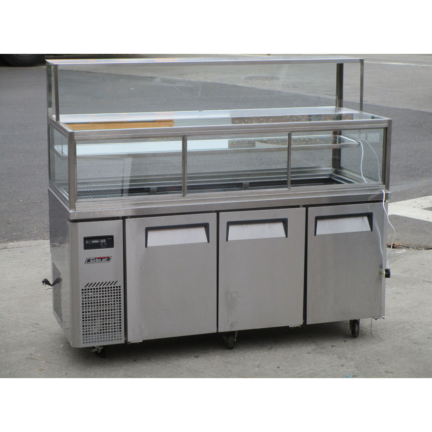 Turbo Air Jbt 72 Refrigerated Salad Bar With Custom Enclosed