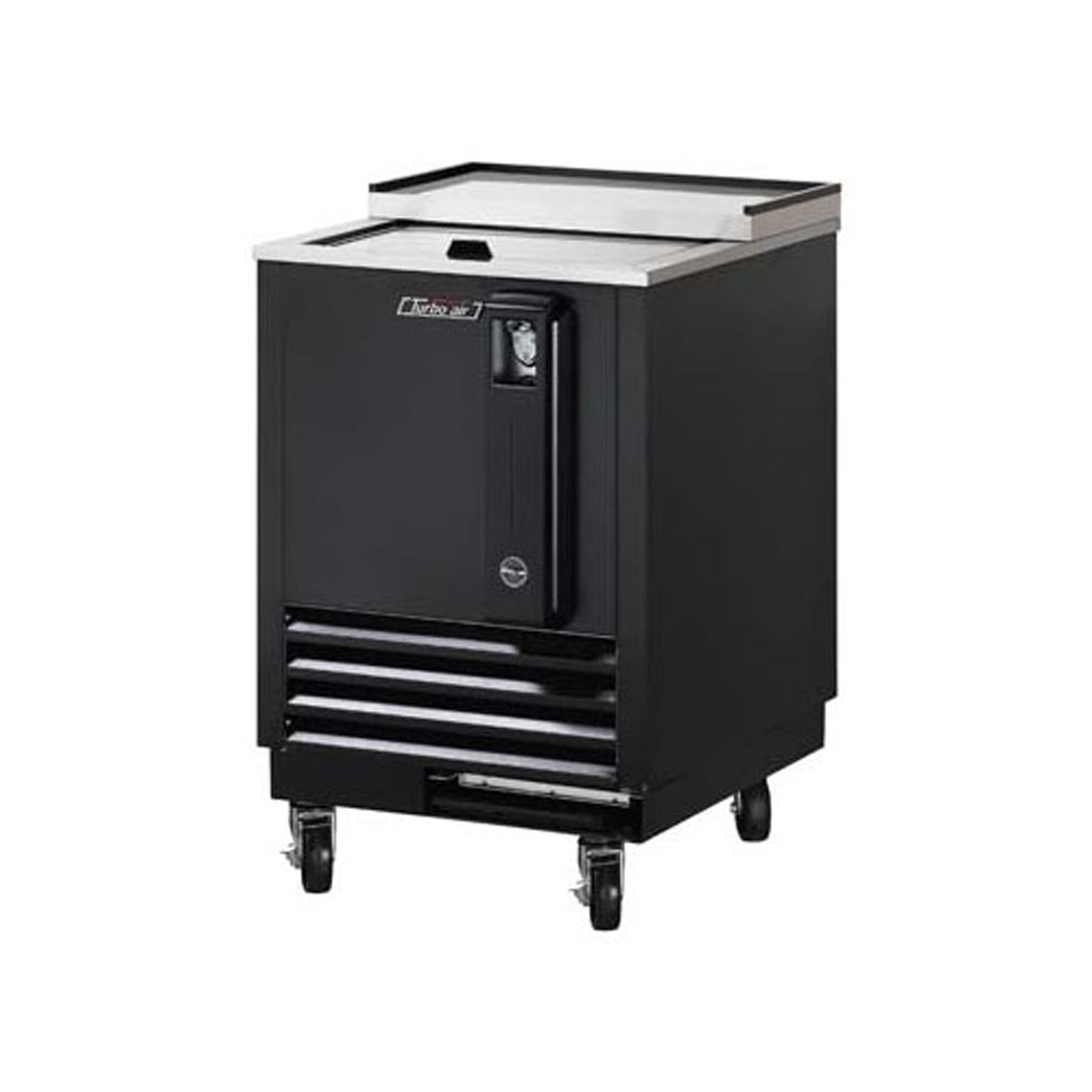 Turbo Air TBC-24SB Bottle Cooler 24" - 3.6 Cu. Ft. - Black Finish