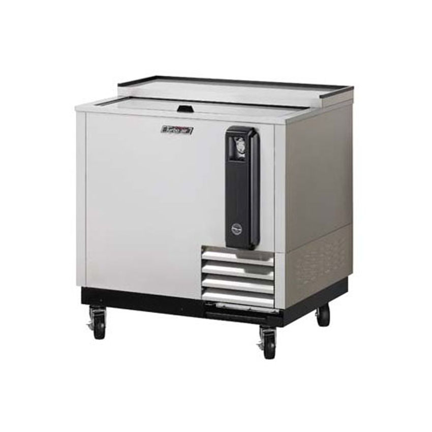 Turbo Air TBC-36SD Bottle Cooler 36" - 8.5 Cu. Ft. - Stainless Steel Finish