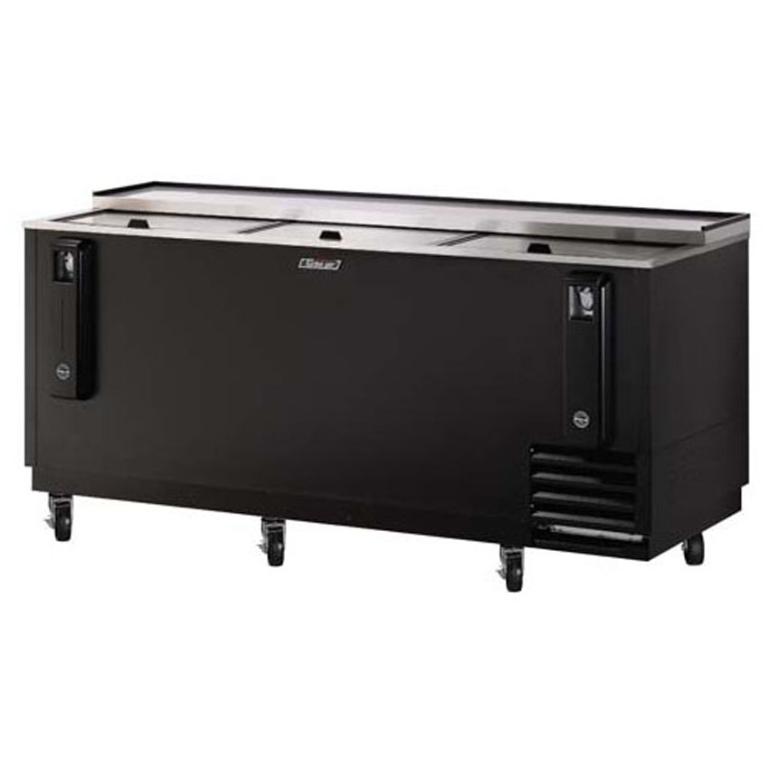 Turbo Air TBC-80SB Bottle Cooler 80" - 22.6 Cu. Ft. - Black Finish