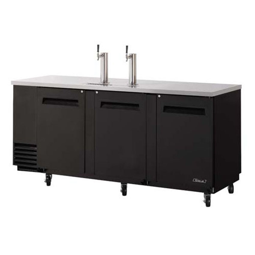 Turbo Air TBD-4SB 90", 4 Keg Black Finish Beer Dispenser